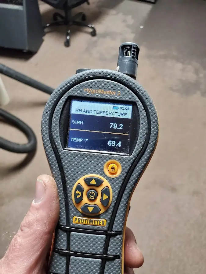 Moisture meter humidity assessment for Fire & Smoke Damage Restoration in Verdigris