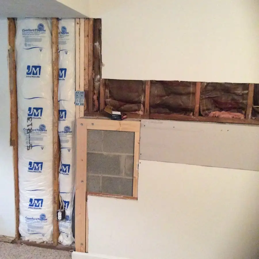 Wall insulation replacement during Odor Removal & Deodorization in Verdigris